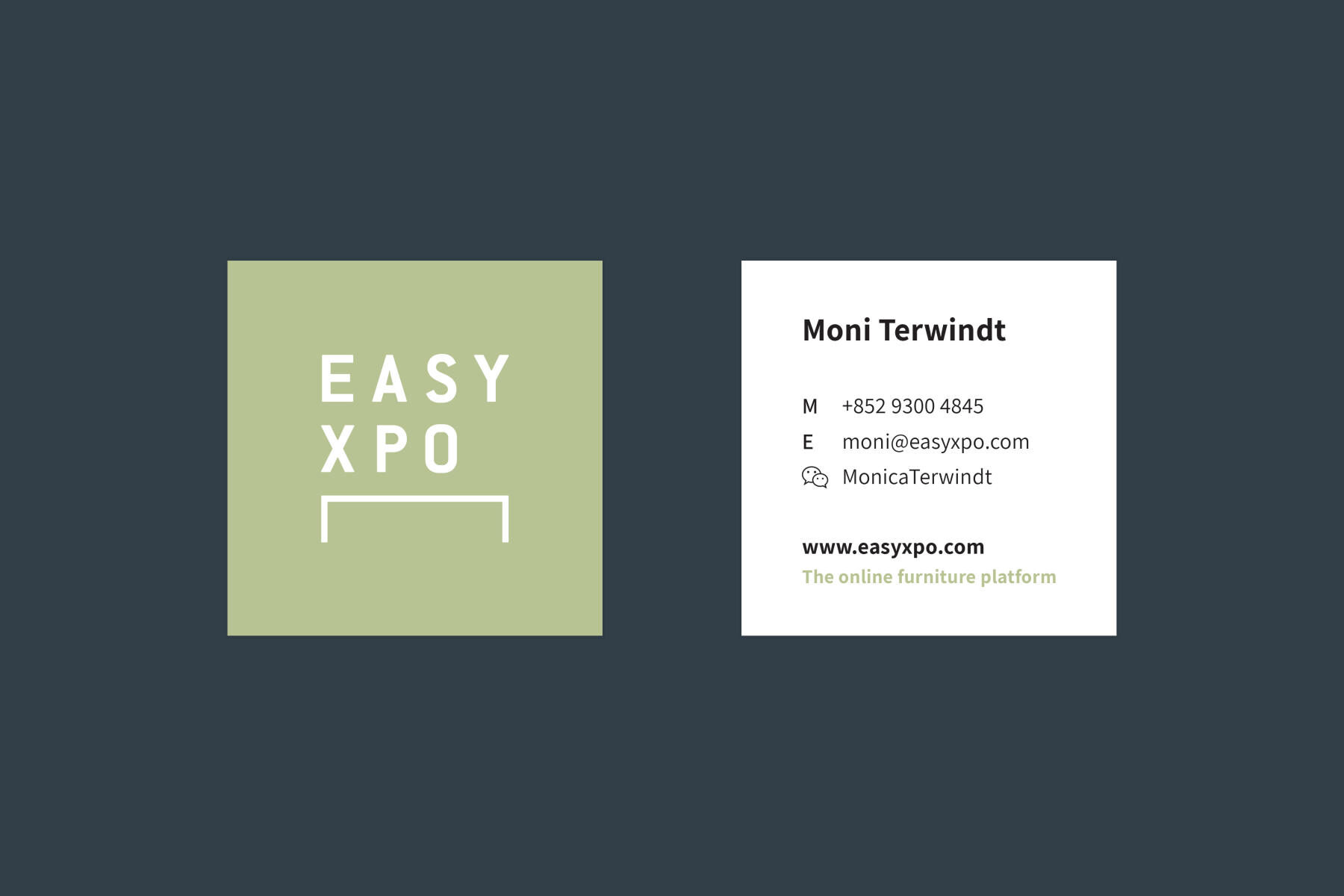 EasyXpo brand identity — B2B Furniture Platform design by var.studio (2)