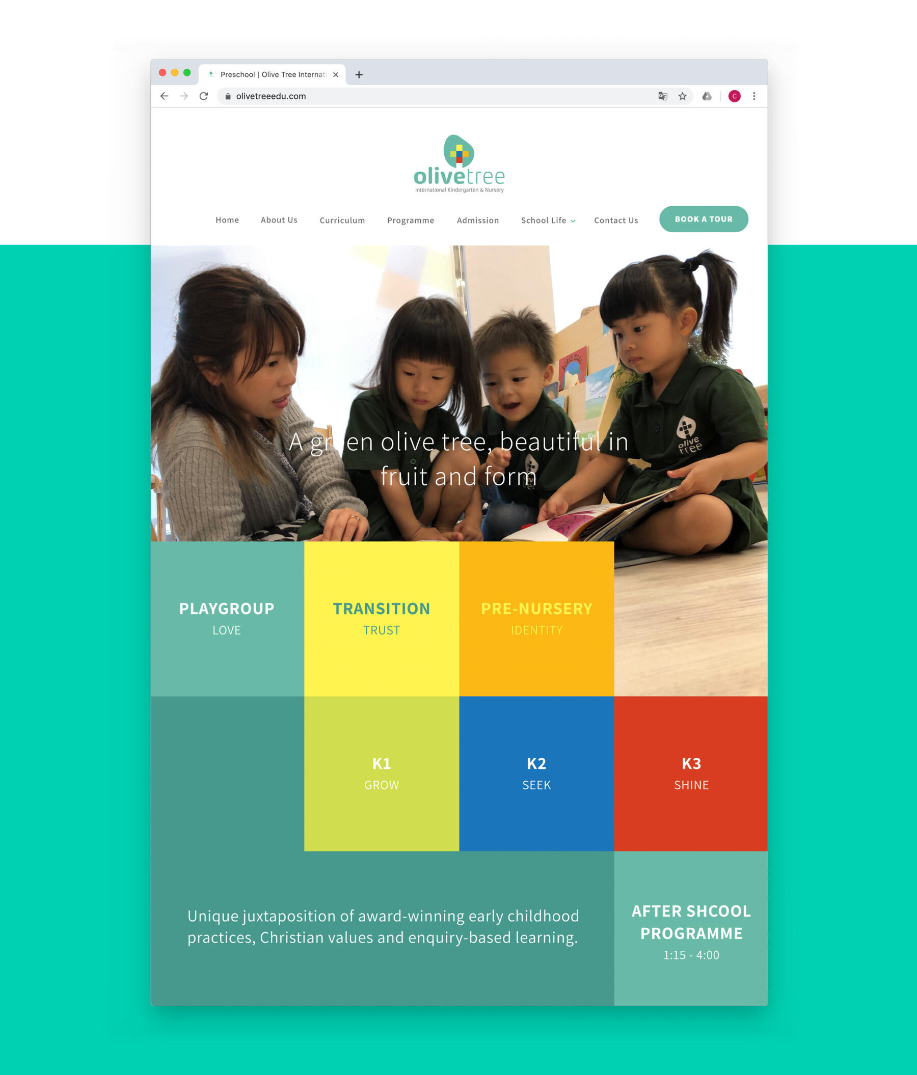 Olive Tree brand identity — Kindergarten design by var.studio (7)