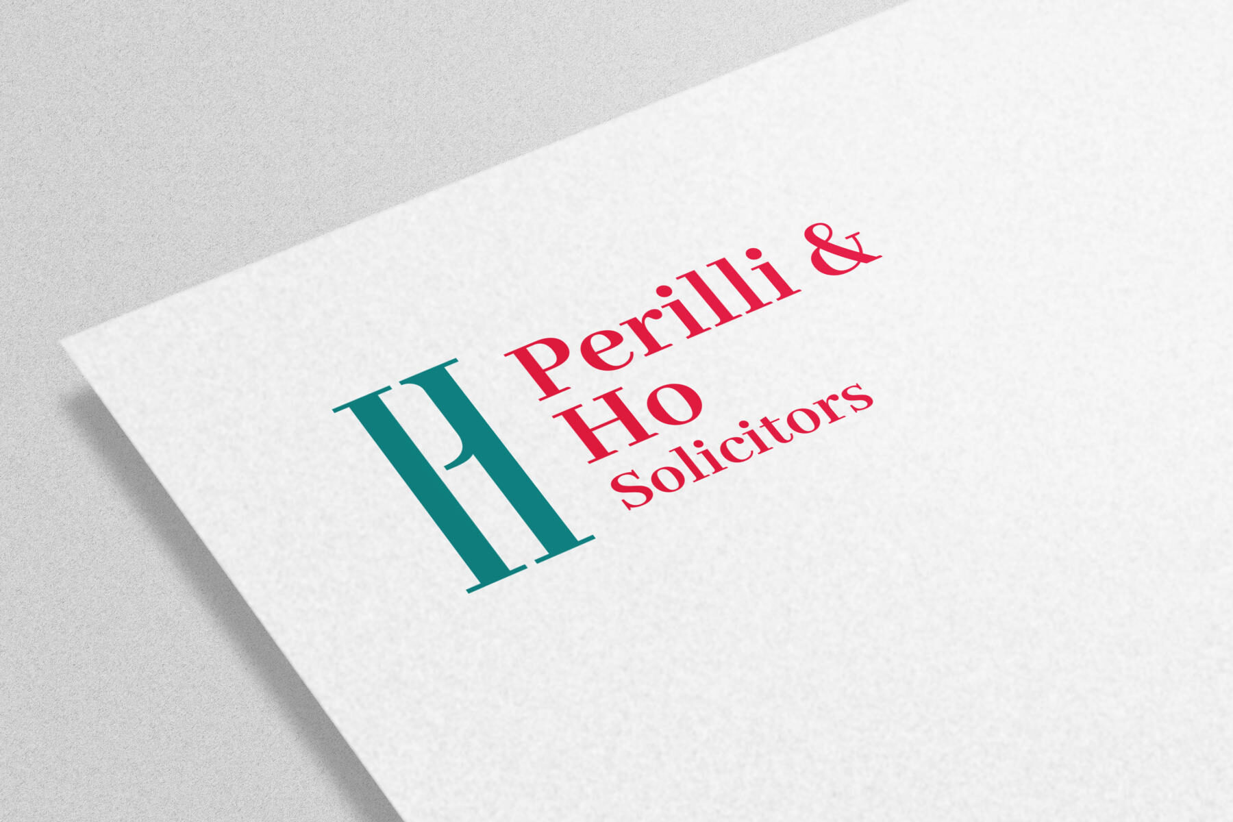 Perilli & Ho brand identity — Solicitors design by var.studio (2)