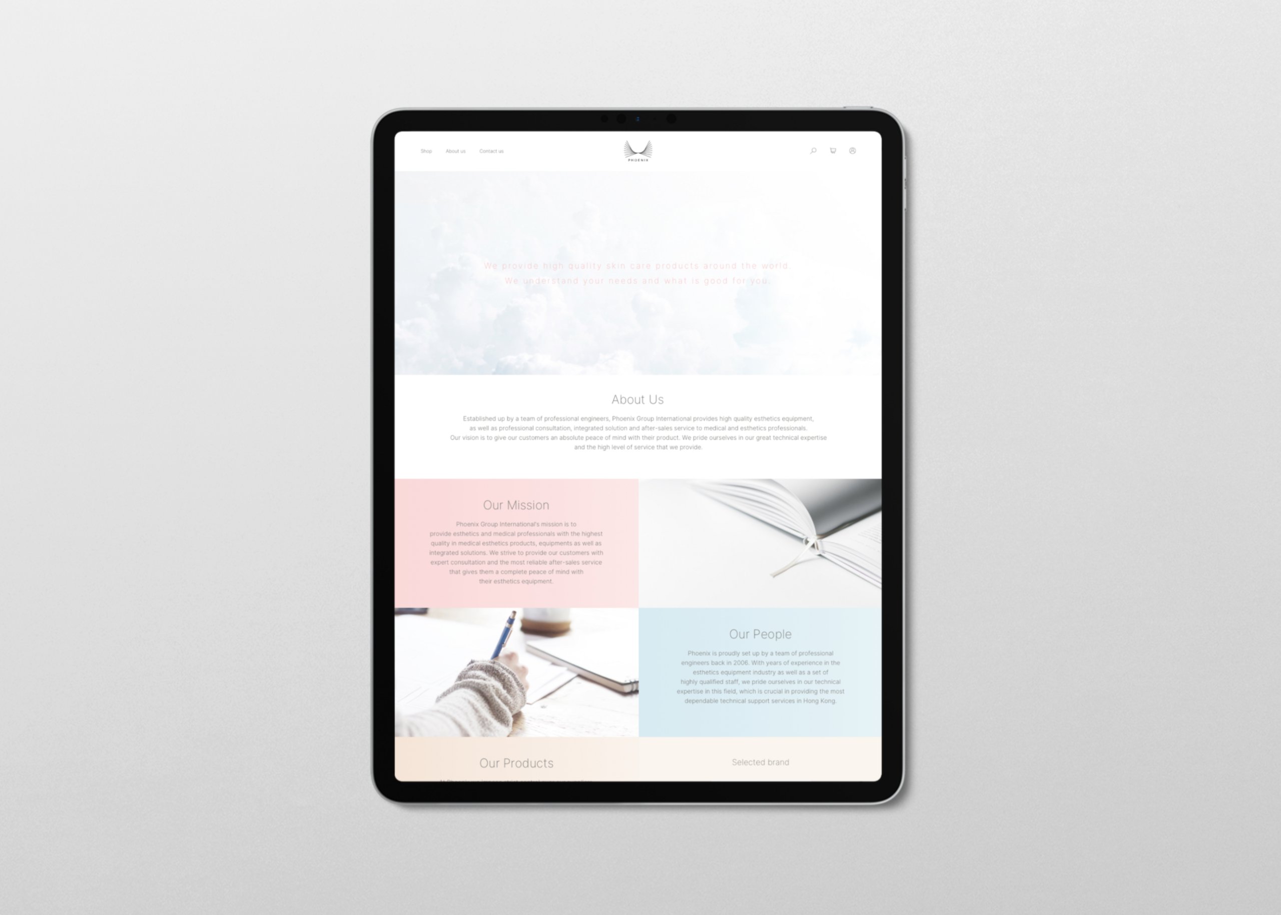 Phoenix brand identity — Skincare design by var.studio (6)