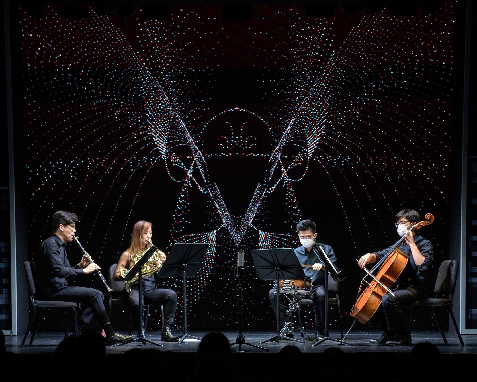 The Orchestra Academy Hong Kong — venture into the unknown - led visuals by var.studio