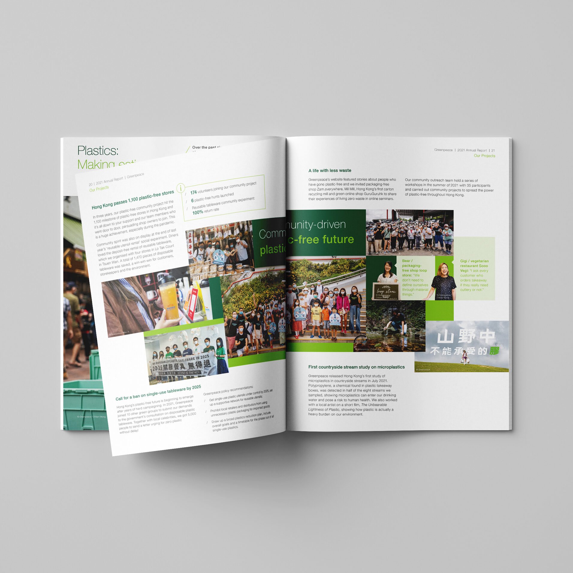 Greenpeace East Asia Annual Report Design brand identity — Graphic Design design by var.studio (9)