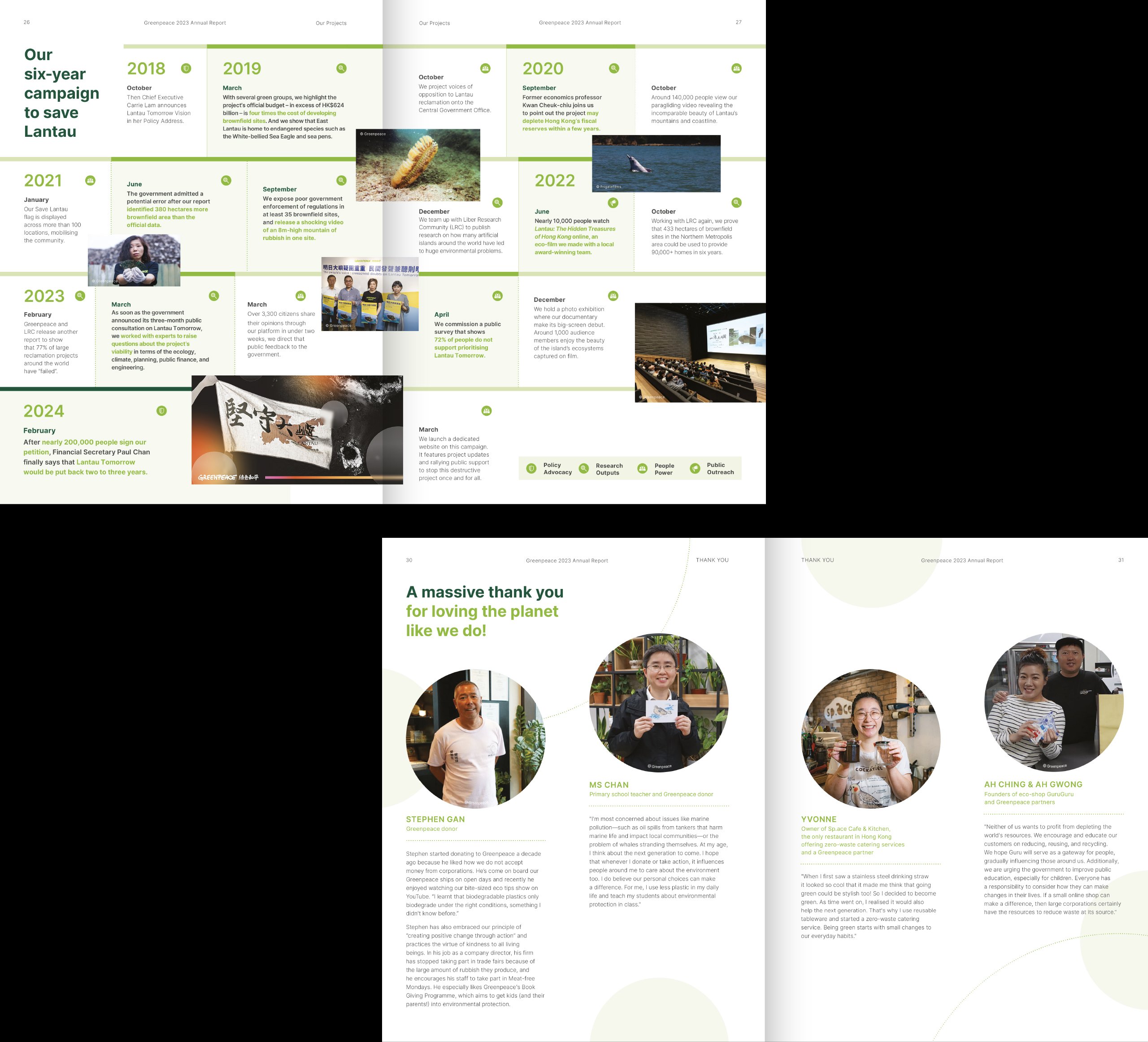 Greenpeace East Asia Annual Report Design brand identity — Graphic Design design by var.studio (25)