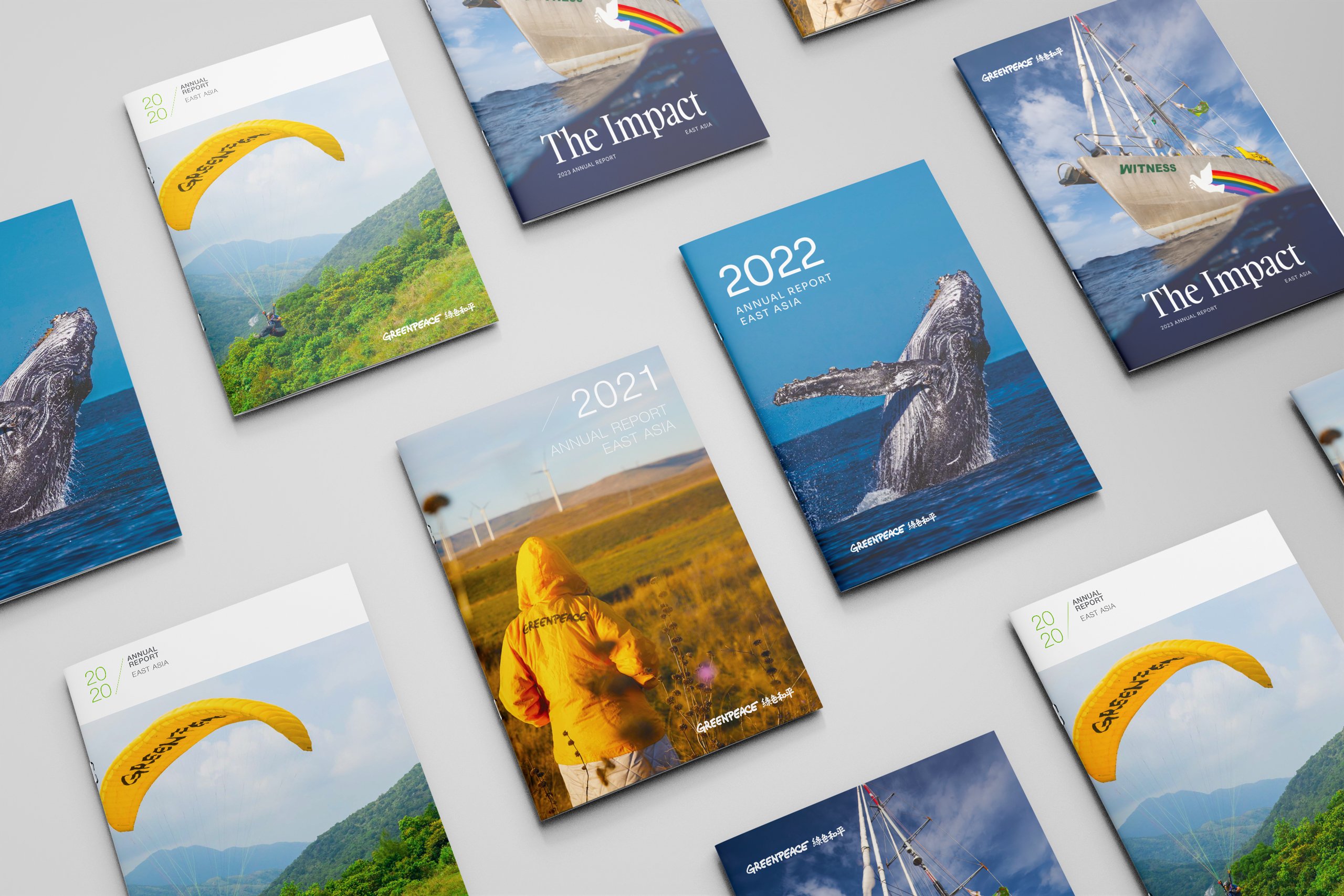 Greenpeace East Asia Annual Report Design brand identity — Graphic Design design by var.studio (1)